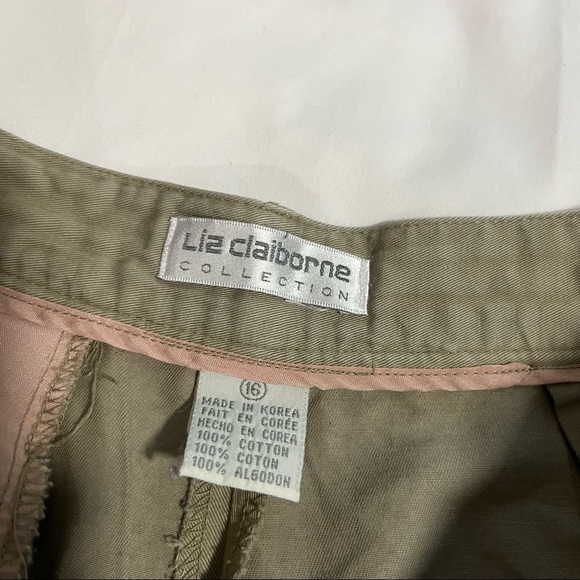 Liz Claiborne SZ 16 Tan Shorts Women - Picture 14 of 15